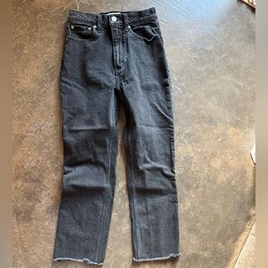 Abercrombie & Fitch Men's Dark Gray Straight Jeans